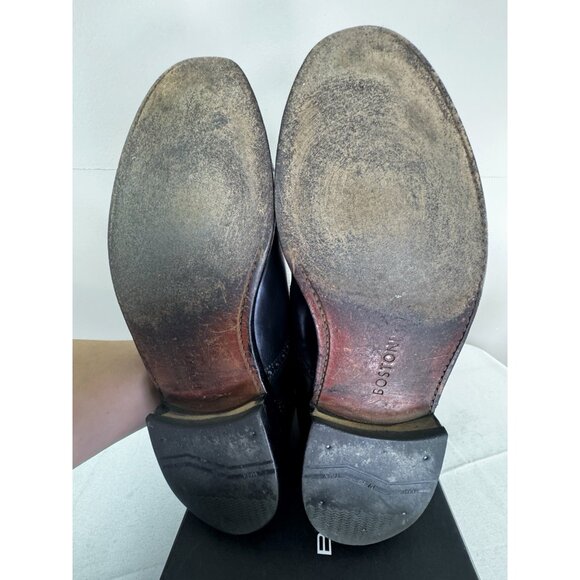 Bostonian Mens 10D Oxford Dress Shoe Black Jefferson Office Heritage Boxed Work - Picture 7 of 15